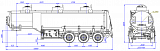 SF3330.3S_04, fifth-wheel 1150, 30 m3, 3 compartments - 1 |  ЗАО «Сеспель»