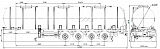 SF4932.3S_01, 32m3, 3 compartments, fifth-wheel 1150 - 1 |  ЗАО «Сеспель»