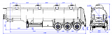 SF3340.4S_05, 40 m3, 4 compartments, fifth-wheel 1250 - 1 |  ЗАО «Сеспель»