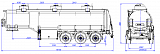 SF3330_3A_07, 30 m3, 3 compartments, fifth-wheel 1250 - 1 |  ЗАО «Сеспель»