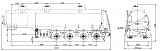 4-axle steel semitrailer SF4332.3S_17 - 3 |  ЗАО «Сеспель»