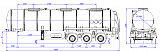 96487B fifth-wheel 1150, 1 compartment_37 chemical - 1 |  ЗАО «Сеспель»