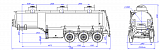 SF3328_3S_22, fifth-wheel 1200, 3 compartments, 28 m3 - 1 |  ЗАО «Сеспель»