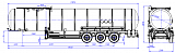 96487M fifth-wheel 1150, 1 compartment_30 bitumen - 1 |  ЗАО «Сеспель»