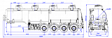 4-axle steel semitrailer SF4332.4S_05 - 1 |  ЗАО «Сеспель»