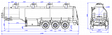 SF3332.4A, fifth-wheel 1250, 4 compartments_01 - 1 |  ЗАО «Сеспель»