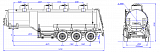 SF3328_4S_12, fifth-wheel 1250, 4 compartments, 28 m3 - 1 |  ЗАО «Сеспель»