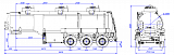 SF3328_3S_04, fifth-wheel 1200, 3 compartments, 28 m3 - 1 |  ЗАО «Сеспель»