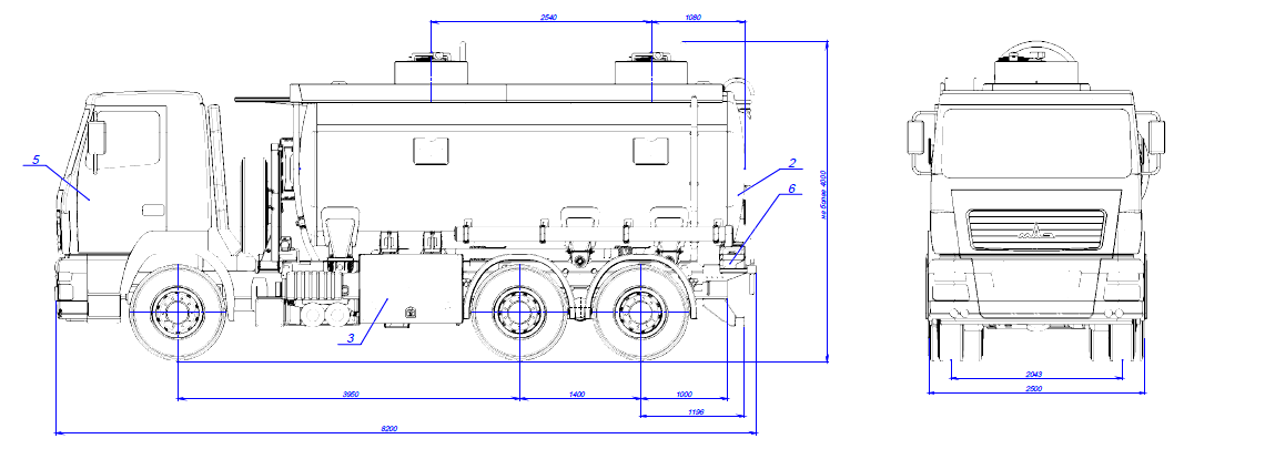 Fuel Tanker 465236-17 MAZ-6312В5 - технические характеристики