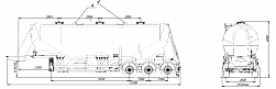 SF3U48_3A_17 fifth-wheel 1150, 3 compartments SF3U48_3A_17 fifth-wheel 1150, 3 compartments - ЗАО «Сеспель»