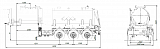 Tanker SF3918_1S_01, 18 m3, 1 compartments, fifth-wheel 1450 - 1 |  ЗАО «Сеспель»