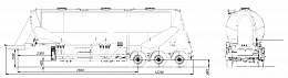 SF3U48_3A_28 fifth-wheel 1150, 3 compartments SF3U48_3A_28 fifth-wheel 1150, 3 compartments - ЗАО «Сеспель»