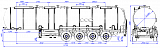 SF4932.4N_01, 32 m3, 4 compartments, fifth-wheel 1250 - 1 |  ЗАО «Сеспель»