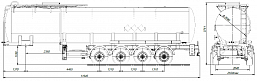SF4B38.1S_01, 38 m3, fifth-wheel 1250 SF4B38.1S_01, 38 m3, fifth-wheel 1250 - ЗАО «Сеспель»
