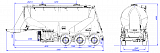 SF3U30_1A fifth-wheel 1250, 1 compartment_01 cement - 1 |  ЗАО «Сеспель»