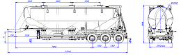 SF3U48_3A_08 fifth-wheel 1150, 3 compartments SF3U48_3A_08 fifth-wheel 1150, 3 compartments - ЗАО «Сеспель»