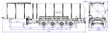 4-axle steel semitrailer Bitumen Tanker SF4B32.1S_17 - 1 |  ЗАО «Сеспель»