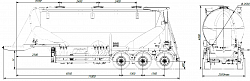 SF3U39.3A_19, fifth-wheel 1150, 3 compartments SF3U39.3A_19, fifth-wheel 1150, 3 compartments - ЗАО «Сеспель»