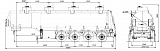 4-axle steel semitrailer SF4332.4S_15 - 1 |  ЗАО «Сеспель»