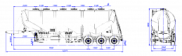 SF3U48_4A_01 fifth-wheel 1250, 4 compartments SF3U48_4A_01 fifth-wheel 1250, 4 compartments - ЗАО «Сеспель»