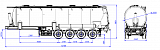 SB4U53_1A_01, 53 m3, 1 compartment, fifth-wheel 1150 - 2 |  ЗАО «Сеспель»