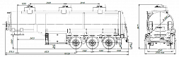SF3330_3A_10, 30 m3, 3 compartments, fifth-wheel 1150 SF3330_3A_10, 30 m3, 3 compartments, fifth-wheel 1150 - ЗАО «Сеспель»