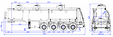4-axle steel semitrailer SF4332.3S_03 - 1 |  ЗАО «Сеспель»
