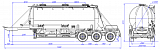 SF3U32_1S_01 fifth-wheel 1100, 1 compartment cement - 1 |  ЗАО «Сеспель»