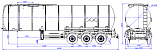 SF3B38.1S_02, 38 m3, 1 compartment, fifth-wheel 1250 - 1 |  ЗАО «Сеспель»