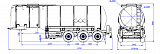 SF3B28.1S_41, 28 m3, 1 compartment, fifth-wheel СУ 1150 - 1 |  ЗАО «Сеспель»