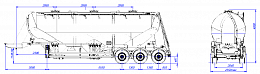 SF3U48_3A_10 fifth-wheel 1150, 3 compartments SF3U48_3A_10 fifth-wheel 1150, 3 compartments - ЗАО «Сеспель»