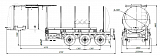 SF3B28.1S_72, 28 m3, 1 compartment, fifth-wheel СУ 1350 - 1 |  ЗАО «Сеспель»