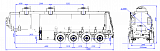 4-axle steel semitrailer SF4332.3S_12 - 1 |  ЗАО «Сеспель»