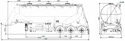 SF3U39.3A_21, fifth-wheel 1150, 3 compartments SF3U39.3A_21, fifth-wheel 1150, 3 compartments - ЗАО «Сеспель»