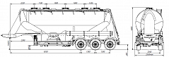 SF3U39.2A_02, fifth-wheel 1150, 2 compartments SF3U39.2A_02, fifth-wheel 1150, 2 compartments - ЗАО «Сеспель»