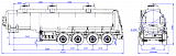 4-axle steel semitrailer SF4332.3S_16 - 1 |  ЗАО «Сеспель»
