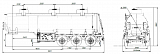SF3328_3S_30, fifth-wheel 1150, 3 compartments, 28 m3 - 1 |  ЗАО «Сеспель»