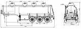 SF3328_4S_15, fifth-wheel 1250, 4 compartments, 28 m3 - 1 |  ЗАО «Сеспель»