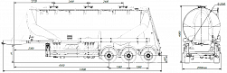 SF3U39.1A_07, fifth-wheel 1250, 3 compartments SF3U39.1A_07, fifth-wheel 1250, 3 compartments - ЗАО «Сеспель»