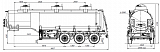 SF3328_3S_34, fifth-wheel 1150, 3 compartments, 28 m3 - 1 |  ЗАО «Сеспель»
