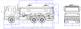 Tank Truck АЦ-465175  65115, 17 m3, 3 compartments, свн-80 - 1 |  ЗАО «Сеспель»