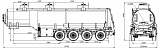 4-axle steel semitrailer SF4332.3S_23 - 1 |  ЗАО «Сеспель»