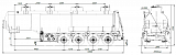 4-axle steel semitrailer SF4332.4S_12 - 1 |  ЗАО «Сеспель»