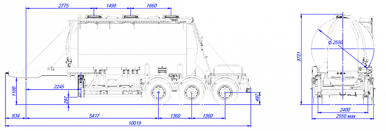 Bulk Cement Trucks - технические характеристики