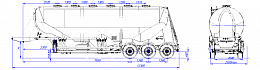 SF3U48_1A_05 fifth-wheel 1150, 3 compartments SF3U48_1A_05 fifth-wheel 1150, 3 compartments - ЗАО «Сеспель»