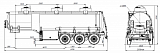 SF3328_3S_27, fifth-wheel 1150, 3 compartments, 28 m3 - 1 |  ЗАО «Сеспель»