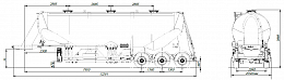 SF3U48_1A_16 fifth-wheel 1250, 1 compartment SF3U48_1A_16 fifth-wheel 1250, 1 compartment - ЗАО «Сеспель»