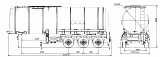 SF3B32_1S_12 fifth-wheel 1350, 1 compartment - 1 |  ЗАО «Сеспель»