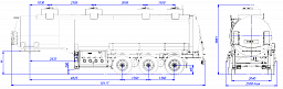 SF3330_4A_02, 30 m3, 4 compartments, fifth-wheel 1250 SF3330_4A_02, 30 m3, 4 compartments, fifth-wheel 1250 - ЗАО «Сеспель»