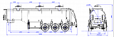 SF3328_3S_18, fifth-wheel 1200, 3 compartments, 28 m3 - 1 |  ЗАО «Сеспель»